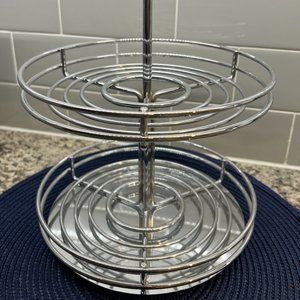 Crate & Barrel Spinning Organizer Stand